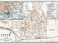 Mapa. Agram, Zagreb 1911. godine